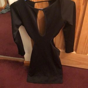 Cutout midi dress